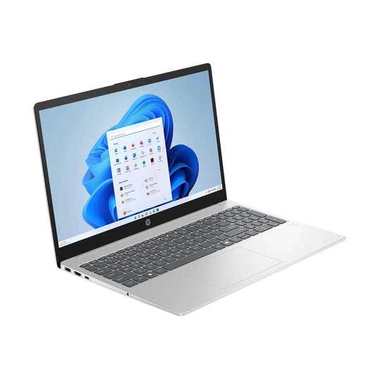 HP 15.6 inch (1920x1080) FHD IPS Display Laptop, Intel Core i3-N305 Processor, 8GB RAM - 256GB NVMe SSD, Windows 11 Home - Natural Silver