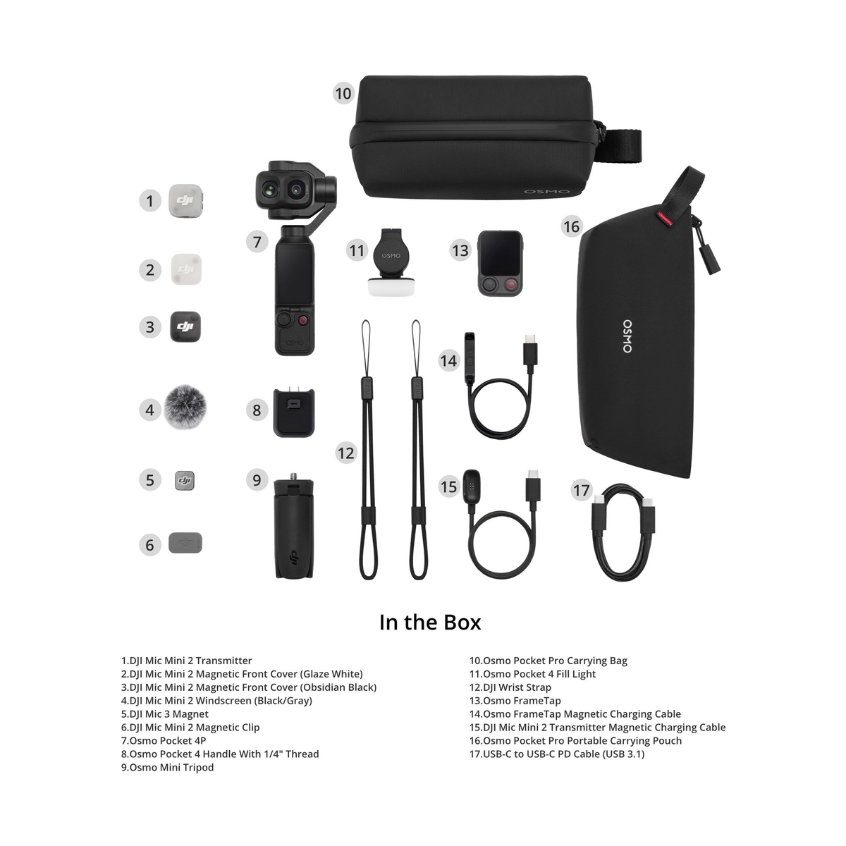 DJI OSMO Pocket 4P (Standard & VLOG Combo)