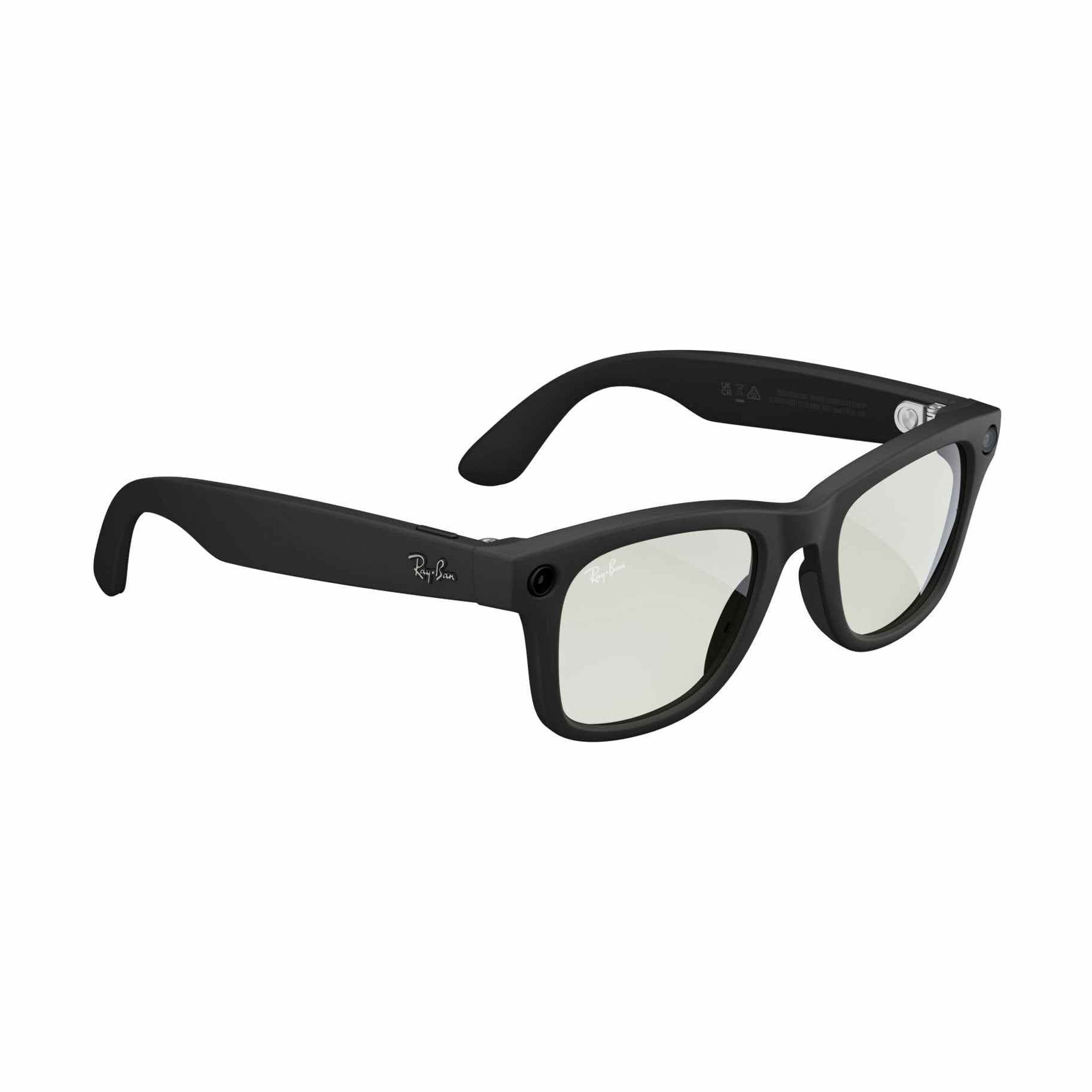 Nuvana Tech Nigeria Ray-Ban Meta - Wayfarer Smart Glasses with Meta Ai, Audio, Photo, Video Compatibility - Clear to Green Transitions Lenses