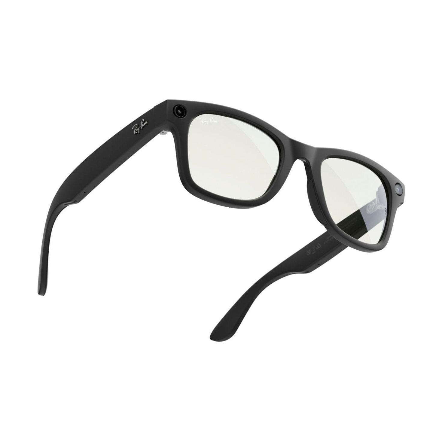 Nuvana Tech Nigeria Ray-Ban Meta - Wayfarer Smart Glasses with Meta Ai, Audio, Photo, Video Compatibility - Clear to Green Transitions Lenses