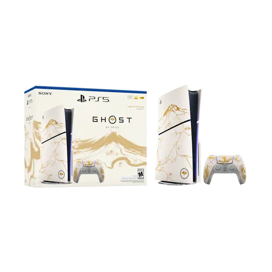 Sony PlayStation 5 Slim Ghost of Yotei Limited Edition Console Bundle - 4K, 1TB SSD Storage - Nuvana Tech Nigeria