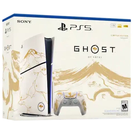 Sony PlayStation 5 Slim Ghost of Yotei Limited Edition Console Bundle - 4K, 1TB SSD Storage - Nuvana Tech Nigeria
