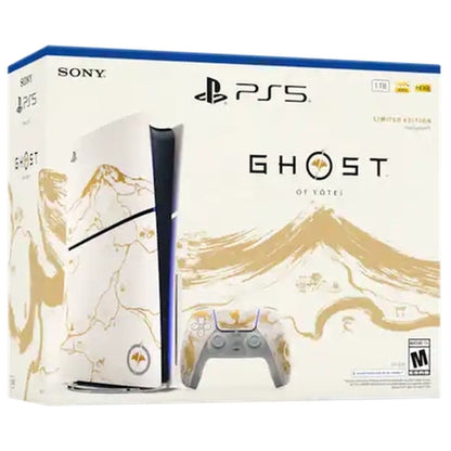 Sony PlayStation 5 Slim Ghost of Yotei Limited Edition Console Bundle - 4K, 1TB SSD Storage - Nuvana Tech Nigeria