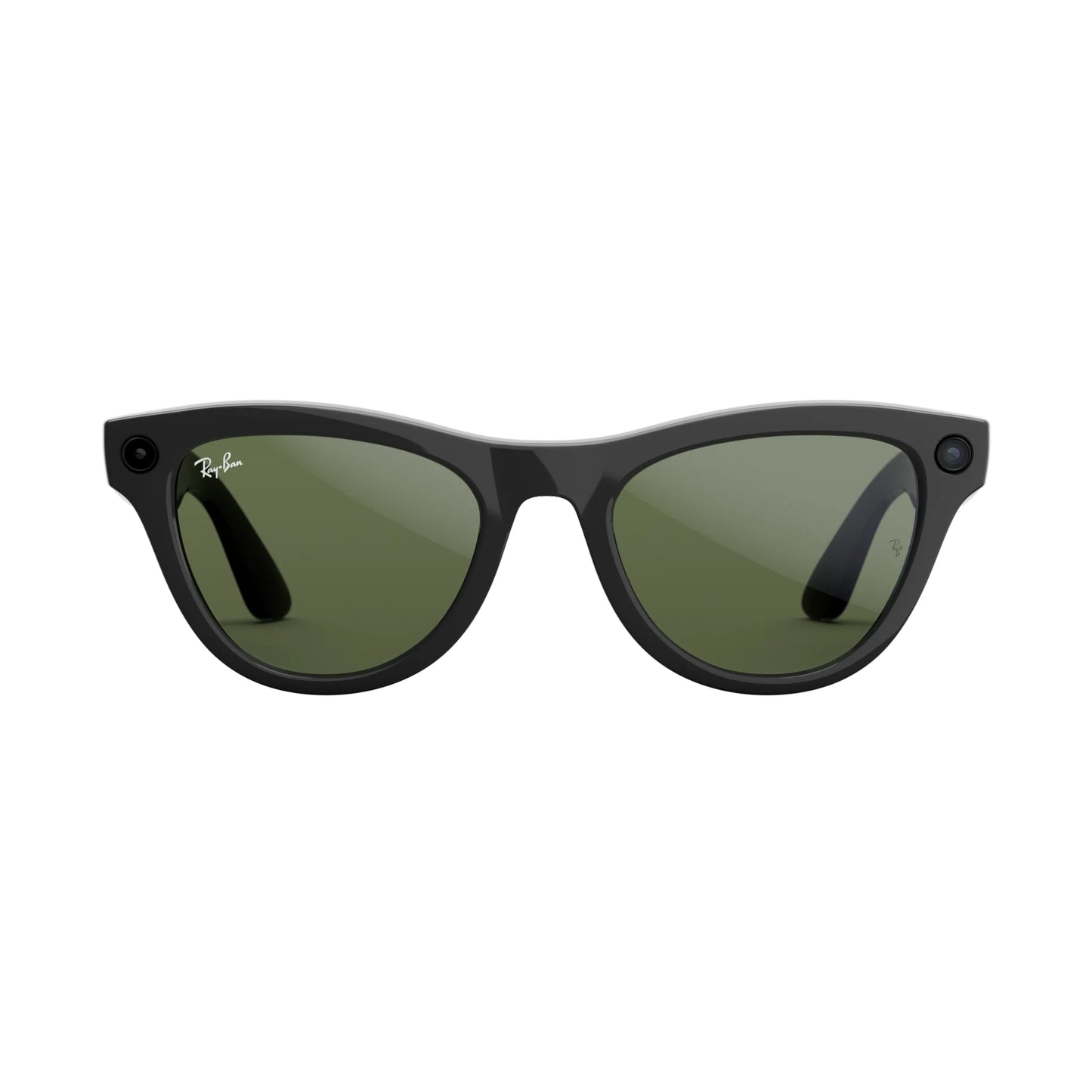 Ray-Ban | Meta Wayfarer (Gen 2) Glasses with AI, Photo, Video, Audio & Messaging - Shiny Black/Green - Nuvana Tech Nigeria