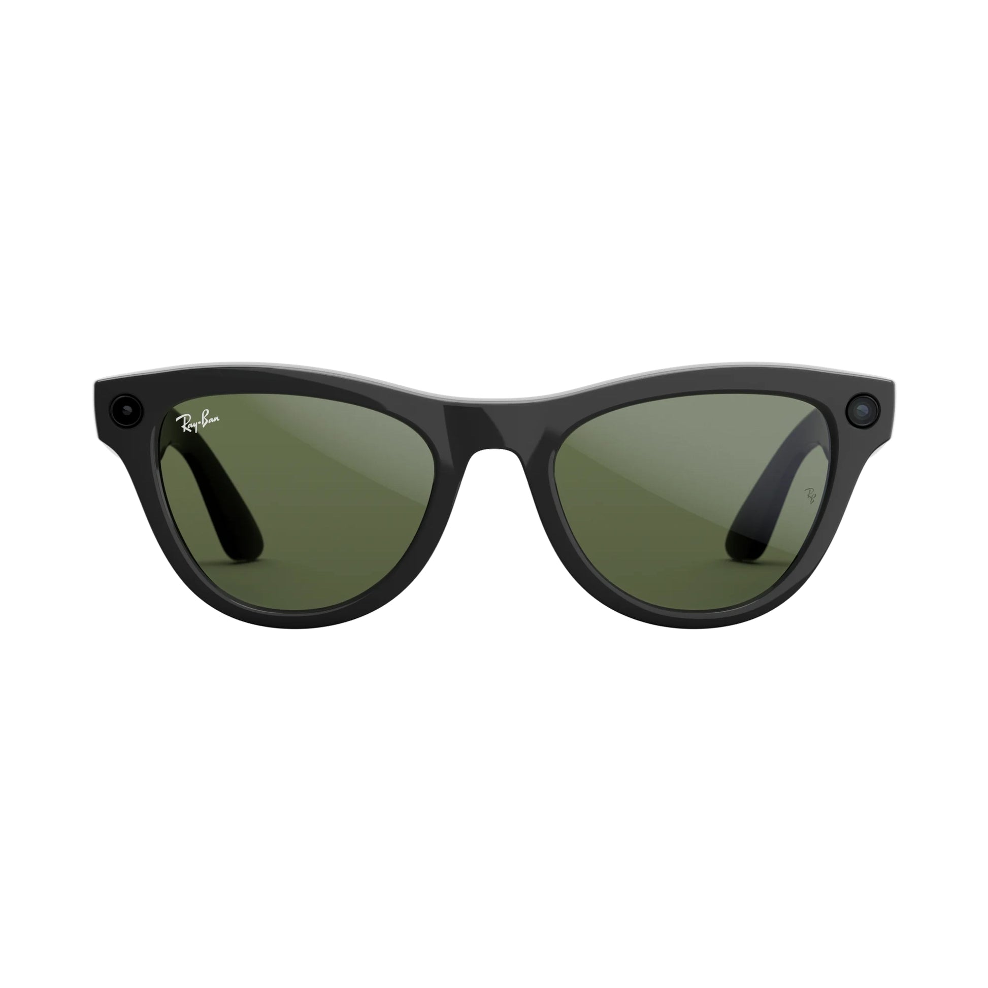 Ray-Ban | Meta Wayfarer (Gen 2) Glasses with AI, Photo, Video, Audio & Messaging - Shiny Black/Green - Nuvana Tech Nigeria