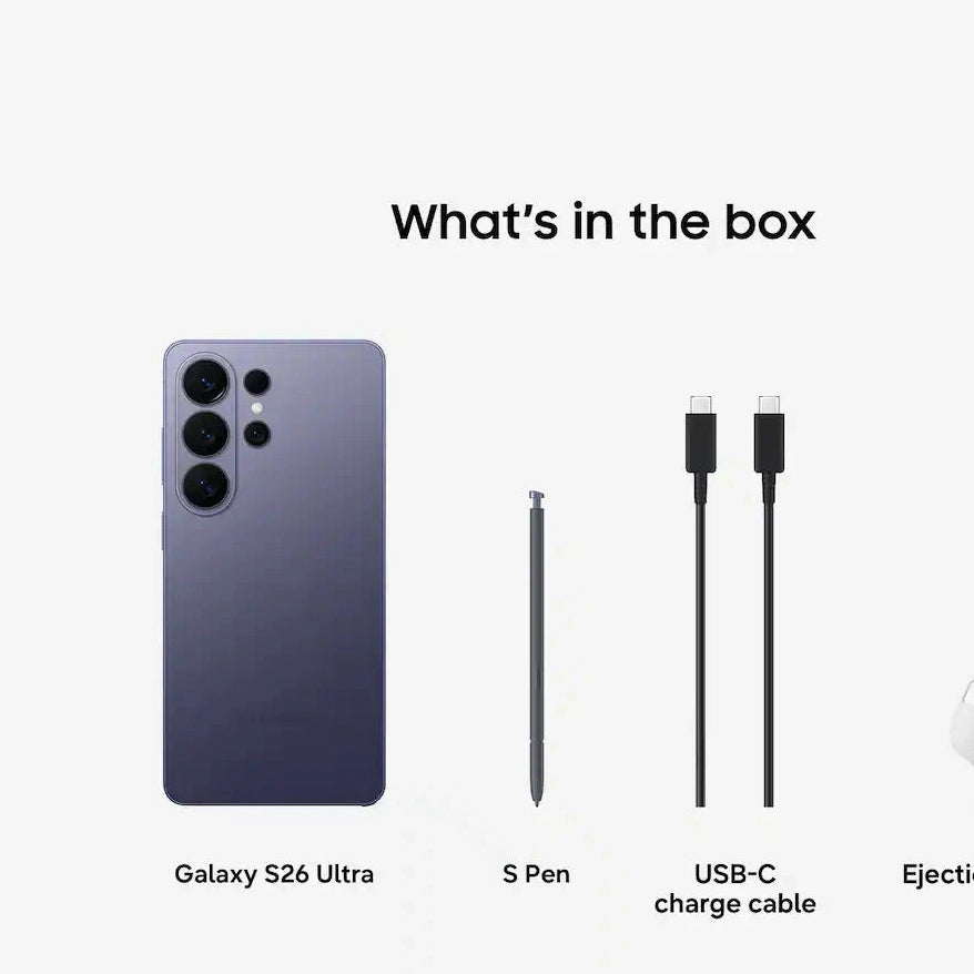 Samsung Galaxy S26 Ultra - 24 Months Warranty