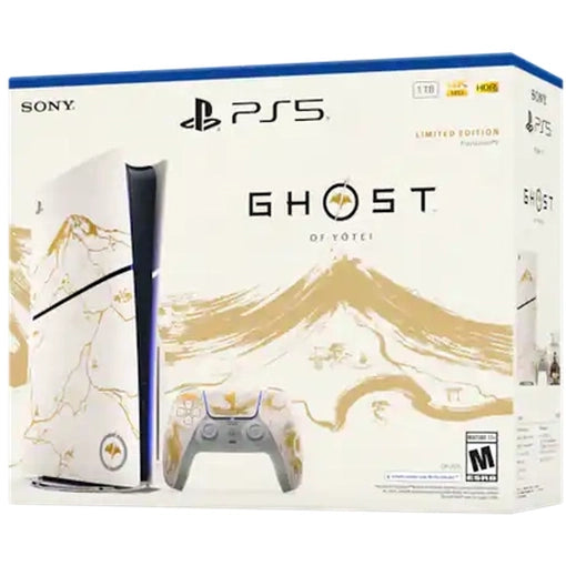 Sony PlayStation 5 Slim Ghost of Yotei Limited Edition Console Bundle - 4K, 1TB SSD Storage - Nuvana Tech Nigeria