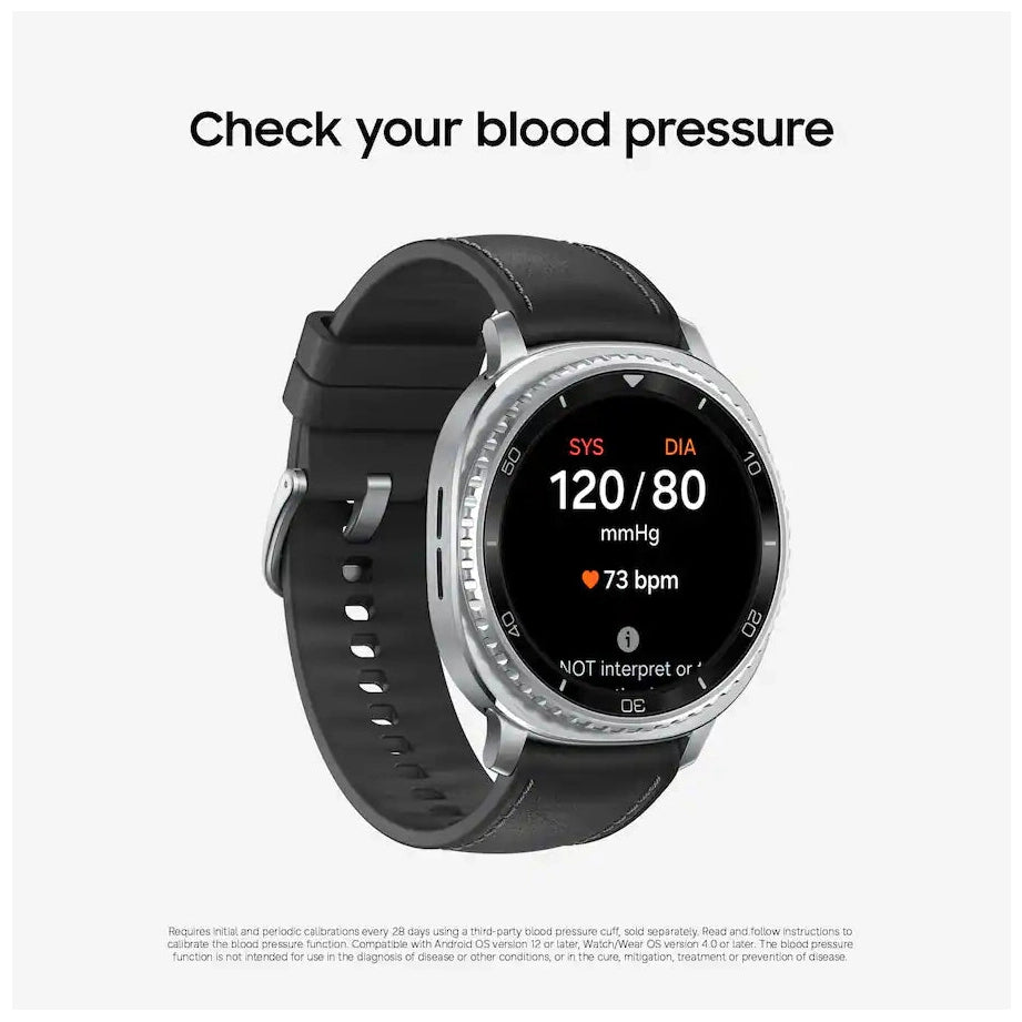 Samsung - Galaxy Watch 8 Classic Stainless Steel Smartwatch 46mm