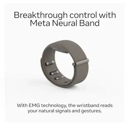 Meta - Ray-Ban Display & Neural Band | AI glasses with in-lens display - Nuvana Tech Nigeria