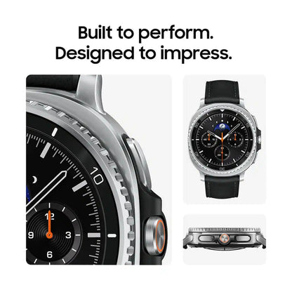 Samsung - Galaxy Watch 8 Classic Stainless Steel Smartwatch 46mm