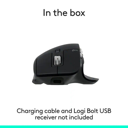 Logitech - MX Master 3S Bluetooth Edition Performance Wireless Optical Mouse - Black