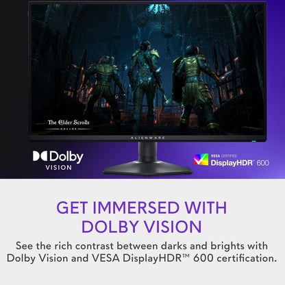 Alienware 27-inch 4K Dual-Resolution Gaming Monitor - AW2725QF - Nuvana Tech Nigeria