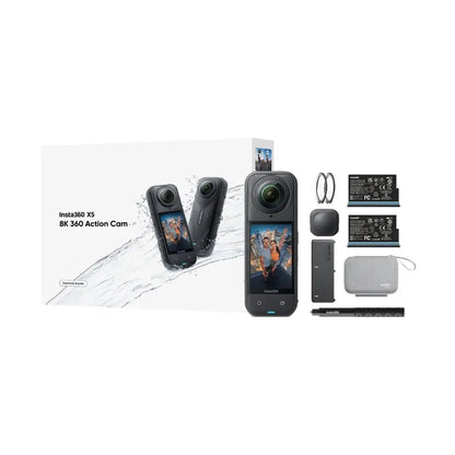 INSTA360 X5 8K 360 Action Camera – Essential Bundle Kit