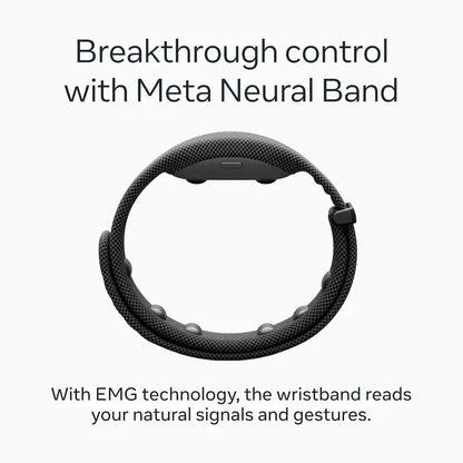 Meta - Ray-Ban Display & Neural Band | AI glasses with in-lens display - Nuvana Tech Nigeria