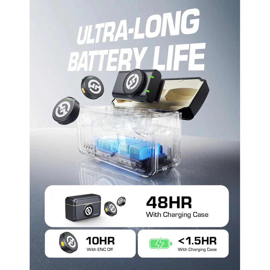 HOLLYLAND - LARK M2 Combo Wireless Mini Microphone