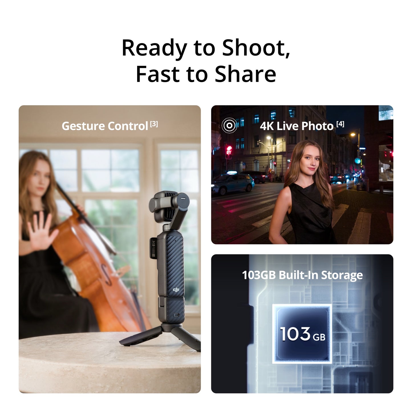 DJI OSMO Pocket 4P (Standard & VLOG Combo)