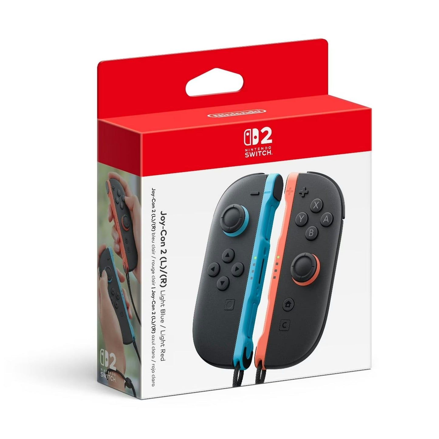 Nintendo Switch 2 Joy-Con 2 (L)/(R) Light Blue/Light Red - Nuvana Tech Nigeria
