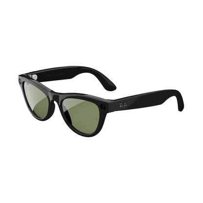 Ray-Ban | Meta Wayfarer (Gen 2) Glasses with AI, Photo, Video, Audio & Messaging - Shiny Black/Green - Nuvana Tech Nigeria