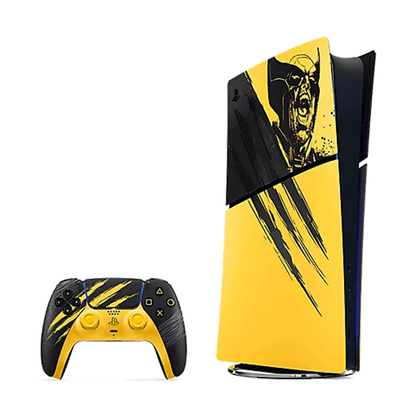 PlayStation 5 Digital Edition Console 825 GB - Marvel’s Wolverine Battle Yellow Limited Edition Bundle
