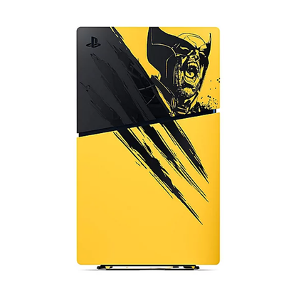 PlayStation 5 Digital Edition Console 825 GB - Marvel’s Wolverine Battle Yellow Limited Edition Bundle