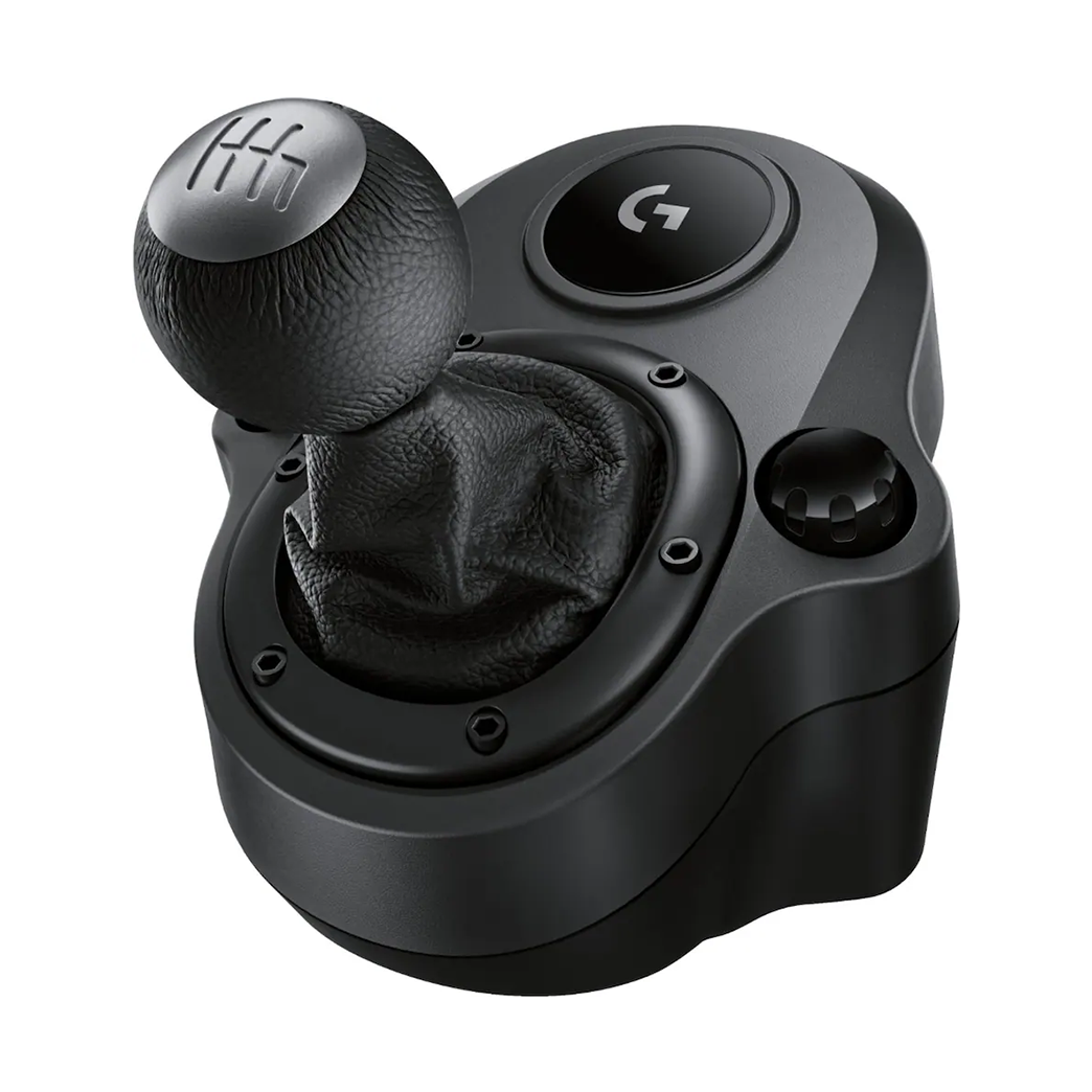 Logitech - Driving Force Shifter for Xbox Series X|S, Xbox One, and PlayStation 4 & 5 - Black/Silver