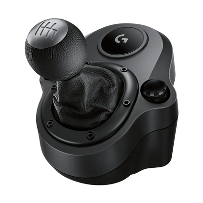 Logitech - Driving Force Shifter for Xbox Series X|S, Xbox One, and PlayStation 4 & 5 - Black/Silver