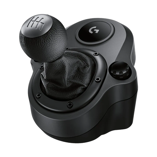 Logitech - Driving Force Shifter for Xbox Series X|S, Xbox One, and PlayStation 4 & 5 - Black/Silver