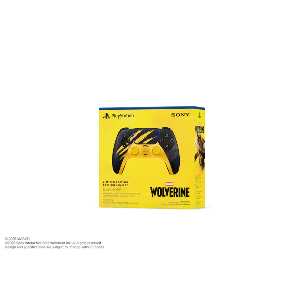 Sony - DualSense Wireless Controller – Marvel’s Wolverine Battle Limited Edition for PS5, PC, Mac & Mobile