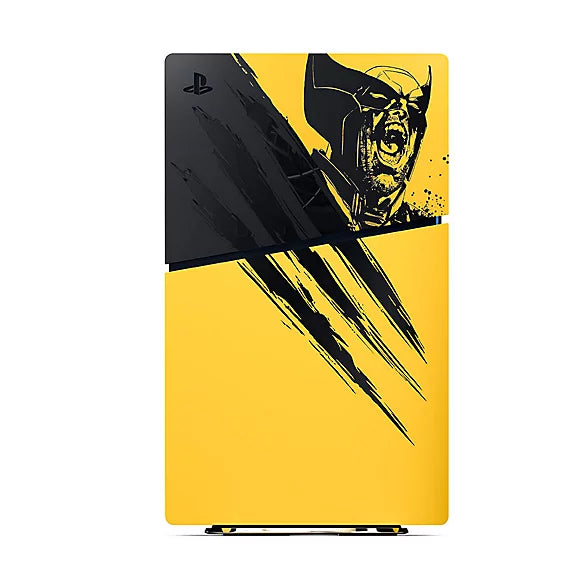 PS5 Console Covers (model group - slim) - Marvel’s Wolverine Battle Yellow Limited Edition