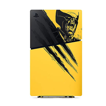 PS5 Console Covers (model group - slim) - Marvel’s Wolverine Battle Yellow Limited Edition
