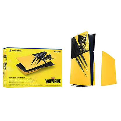PS5 Console Covers (model group - slim) - Marvel’s Wolverine Battle Yellow Limited Edition