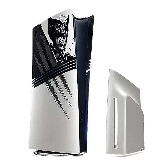 PS5 Pro Console Covers (model group - Pro) - Marvel’s Wolverine Adamantium Limited Edition