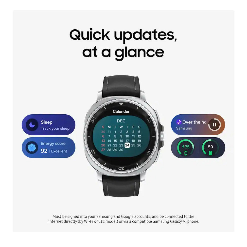 Samsung - Galaxy Watch 8 Classic Stainless Steel Smartwatch 46mm