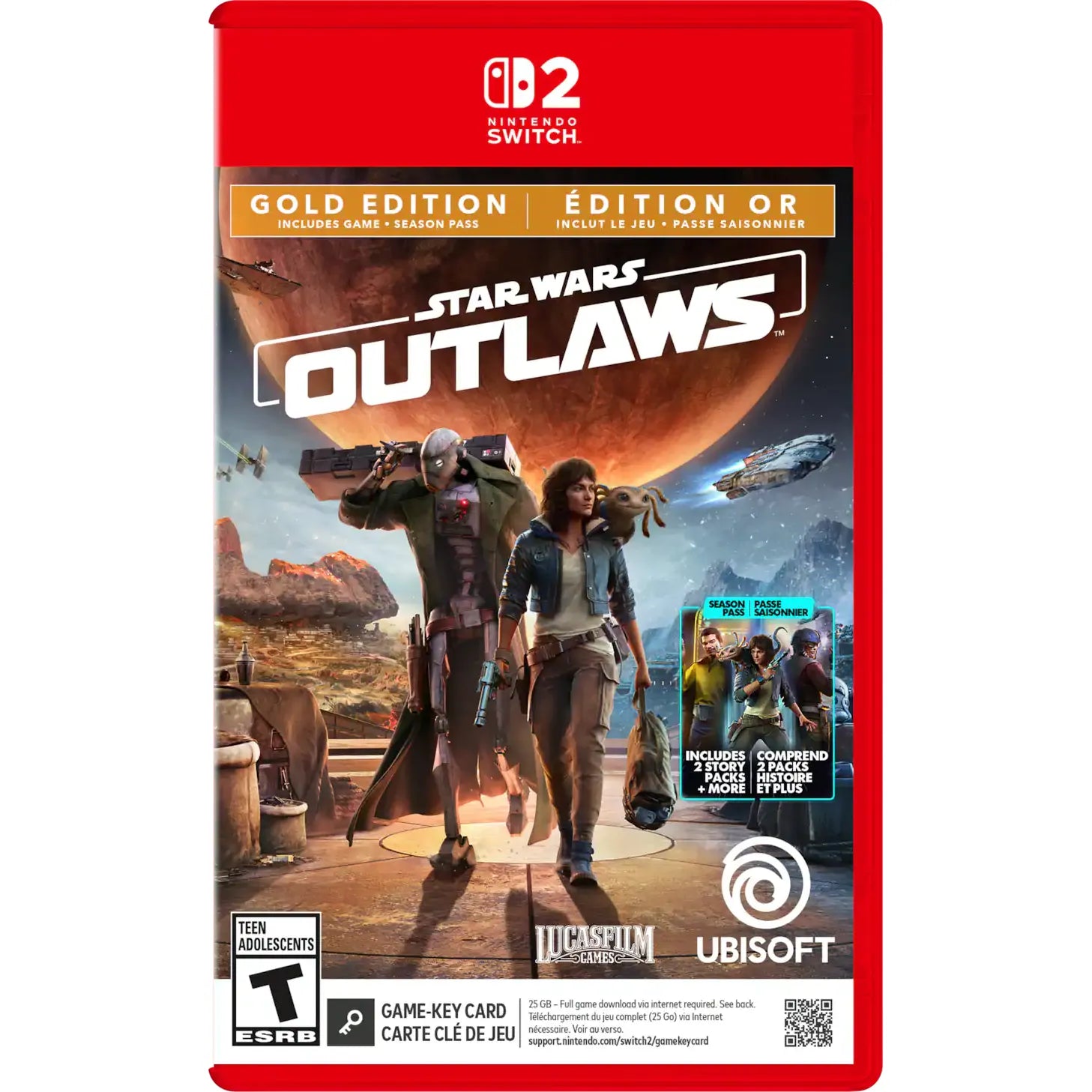 Star Wars Outlaws Gold Edition - Nintendo Switch 2 - Nuvana Tech Nigeria