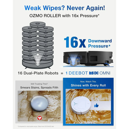 ECOVACS DEEBOT T80 Omni Robot Vacuum and Mop