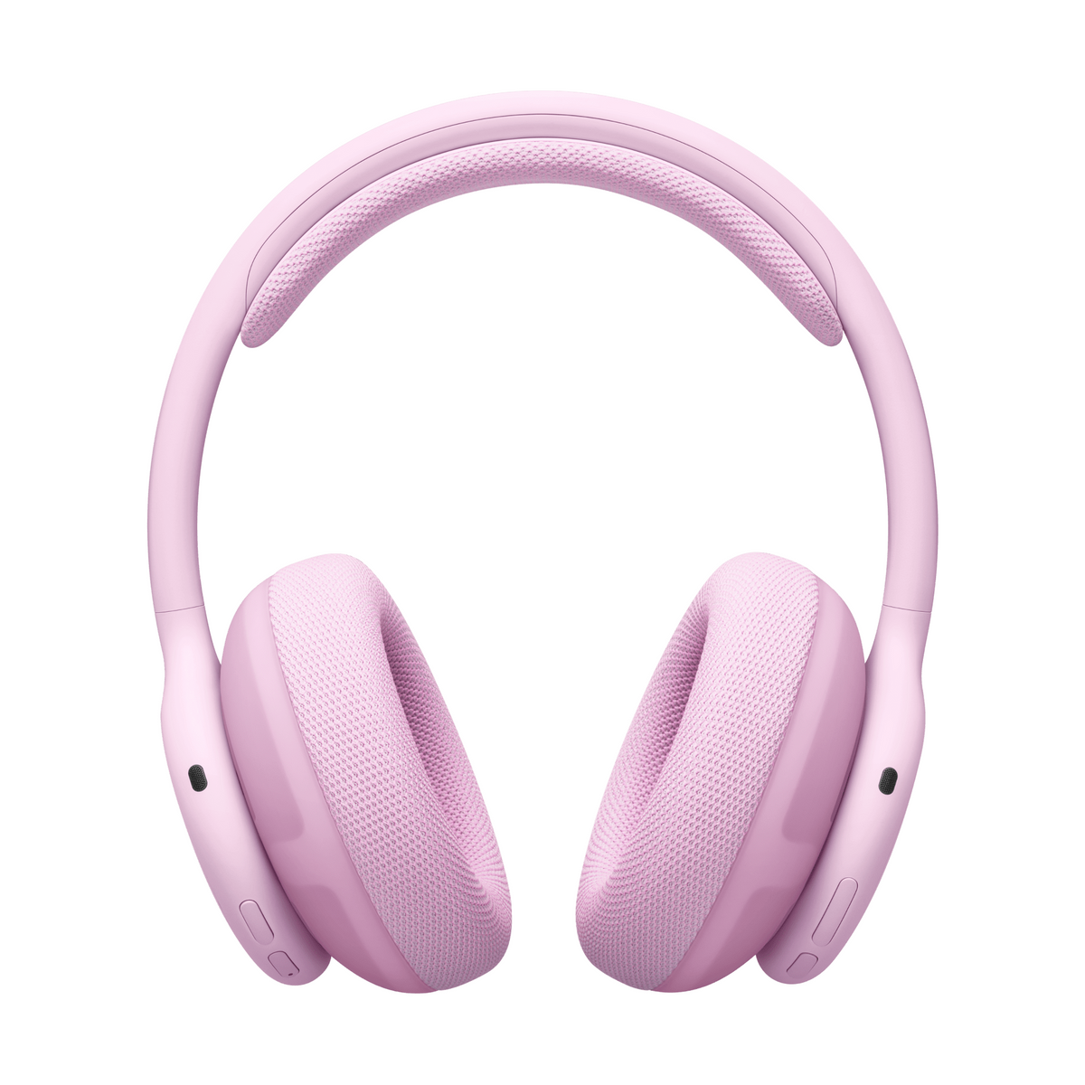 Pink Beats 360 headphones front view showing control buttons and sensors