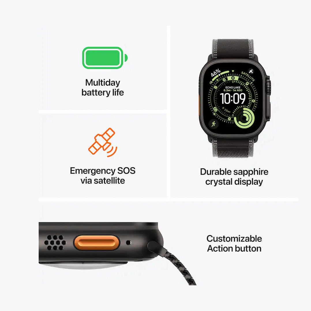 Apple Watch Ultra 3 (GPS+Cellular) 49mm Titanium Case - Nuvana Tech Nigeria