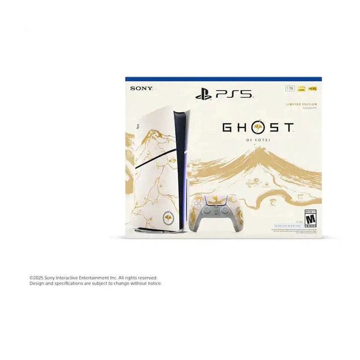 Sony PlayStation 5 Slim Ghost of Yotei Limited Edition Console Bundle - 4K, 1TB SSD Storage - Nuvana Tech Nigeria