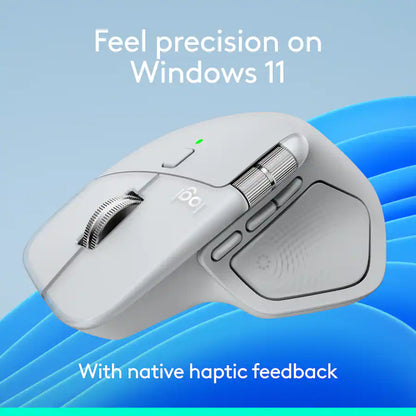 Logitech - MX Master 4 Wireless Laser Ergonomic Mouse with Advanced Performance Haptic Feedback