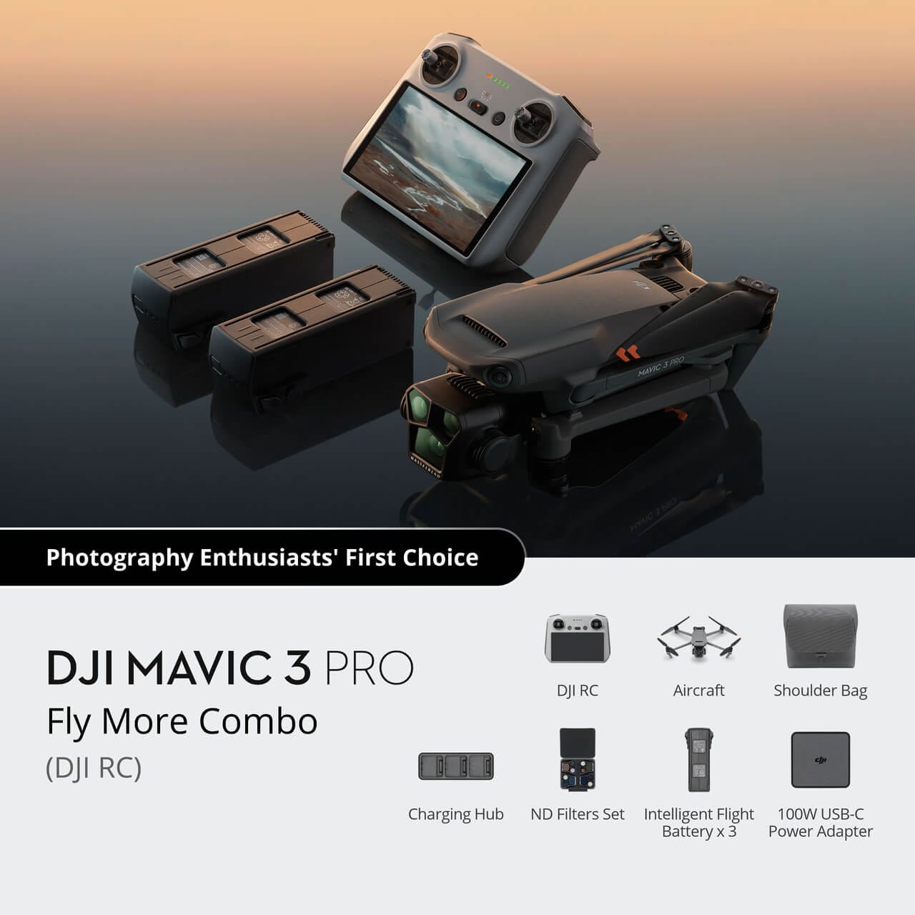Nuvana Tech Nigeria DJI MAVIC 3 PRO FLY MORE COMBO - DJI RC