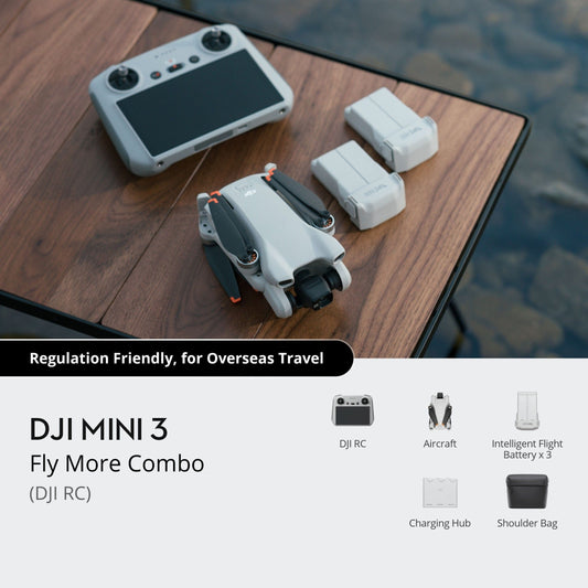 DJI Camera DJI MINI 3 FLY MORE COMBO - DJI RC