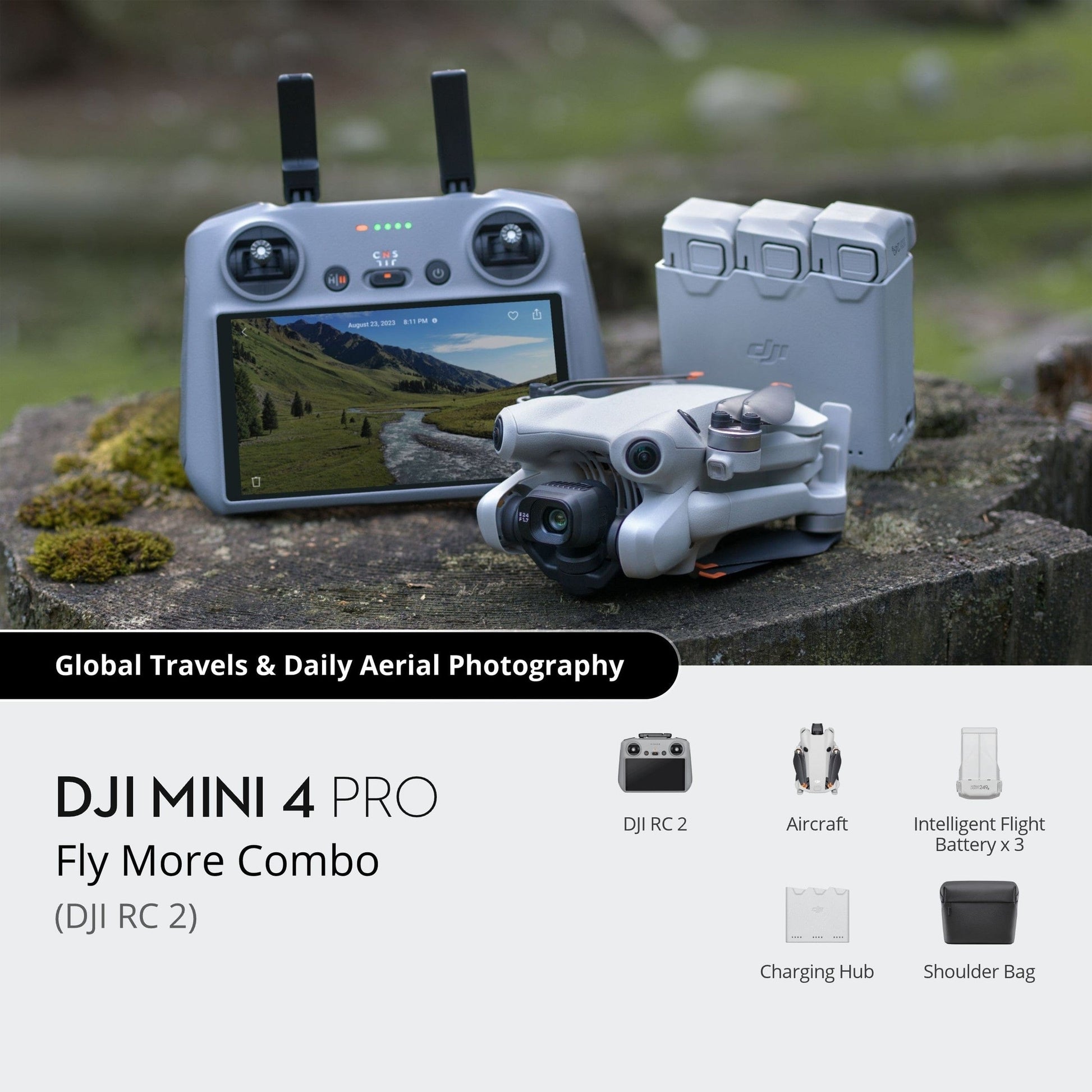 Nuvana Tech Nigeria DJI MINI 4 PRO FLY MORE COMBO - DJI RC2