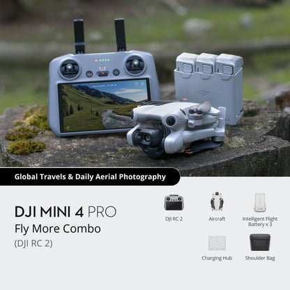 Nuvana Tech Nigeria DJI MINI 4 PRO FLY MORE COMBO - DJI RC2