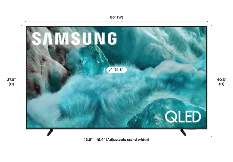 SAMSUNG 75" Class Q7FD Series 4K QLED Smart TV