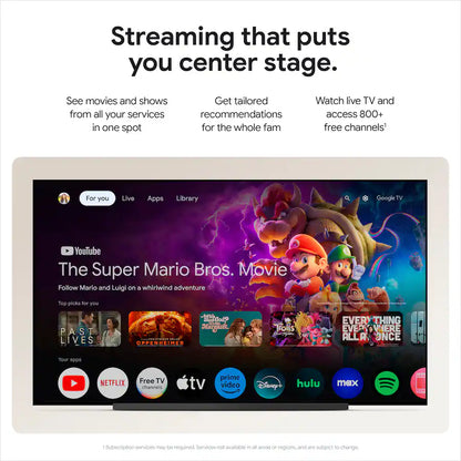 Google - TV Streamer 4K - Fast Streaming Device in 4K HDR - 32 GB of Storage