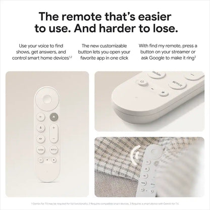 Google - TV Streamer 4K - Fast Streaming Device in 4K HDR - 32 GB of Storage