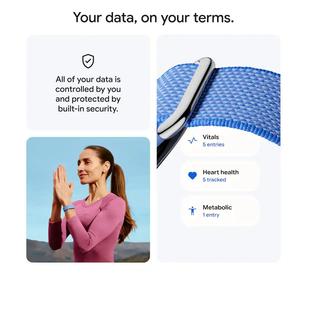 Google - Fitbit Air - Screenless Fitness and Health Tracking - Works with Android and iOS