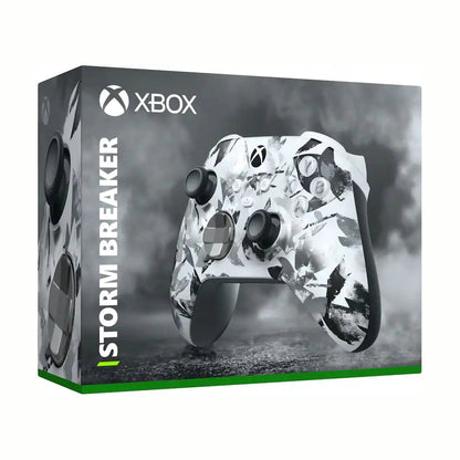 Nuvana Tech Xbox Storm Breaker controller packaging box white and gray storm design