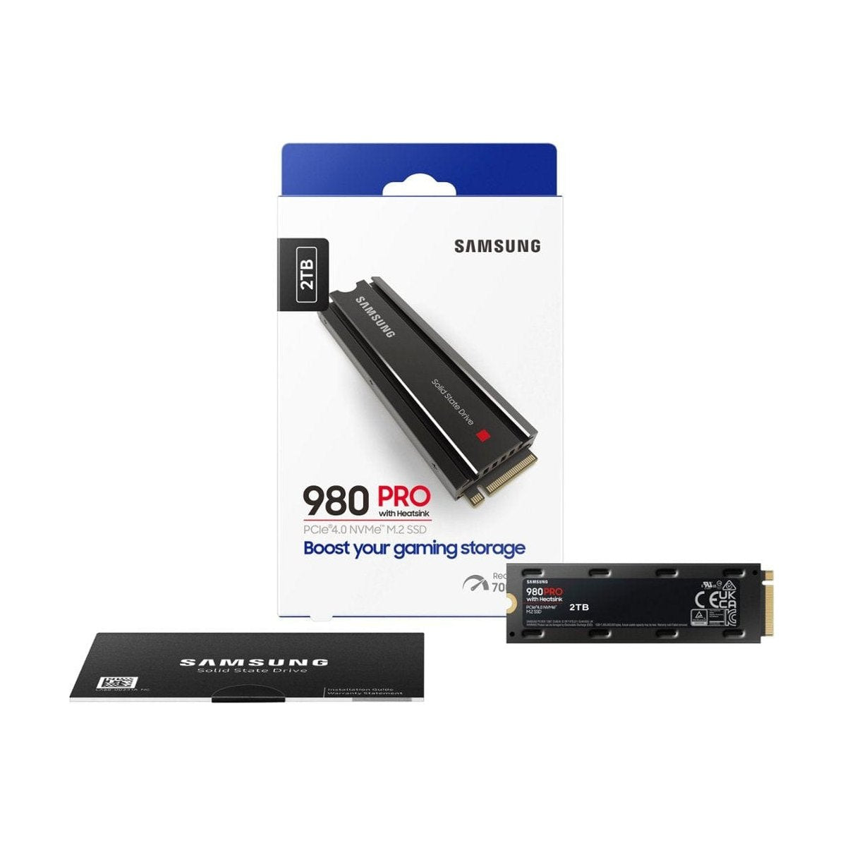 Nuvana Tech Nigeria Samsung - 980 PRO Heatsink PCIe Gen 4.0 x4, NVMe 1.3c Internal Gaming SSD Recommended for PS5