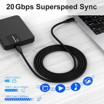 Nuvana Tech Nigeria Generic USB-C to USB-C 1M Cable